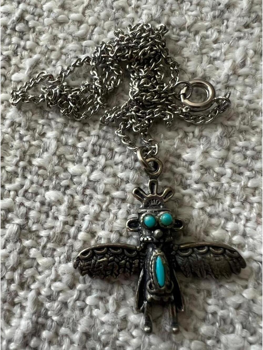 Kachina Eagle Dancer Pendant Necklace